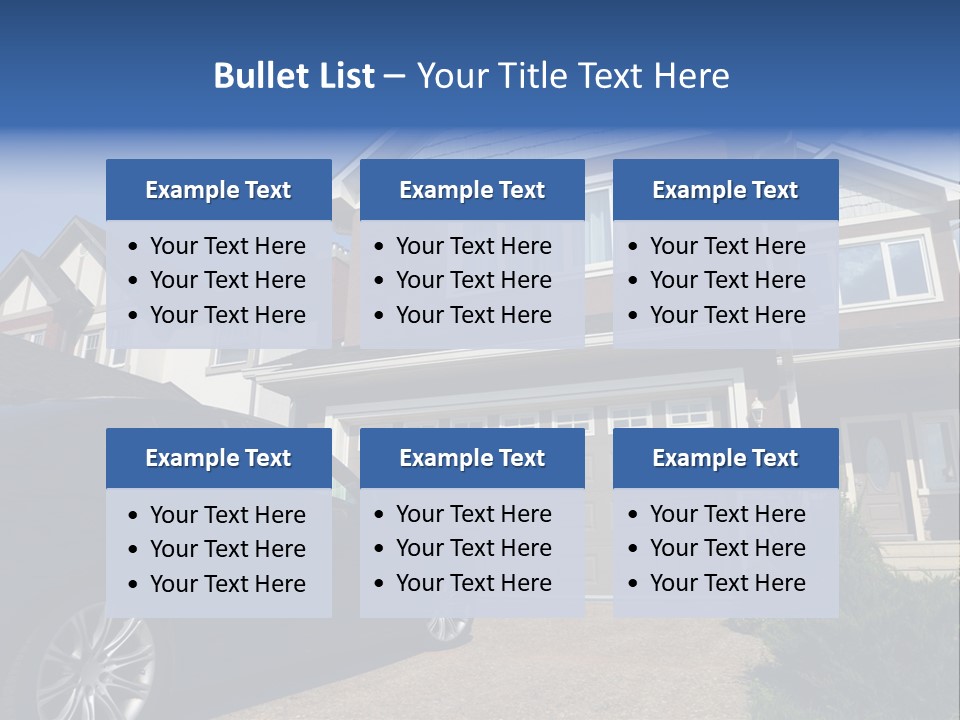 Roof Beautiful Garden PowerPoint Template