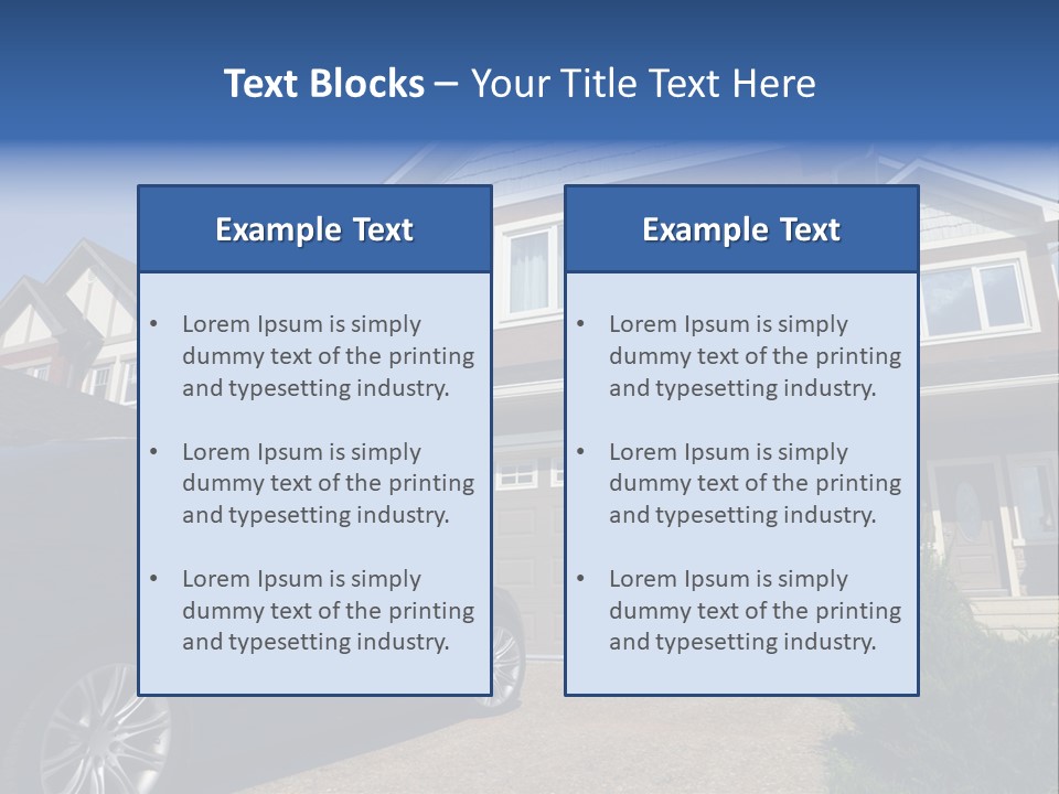 Roof Beautiful Garden PowerPoint Template