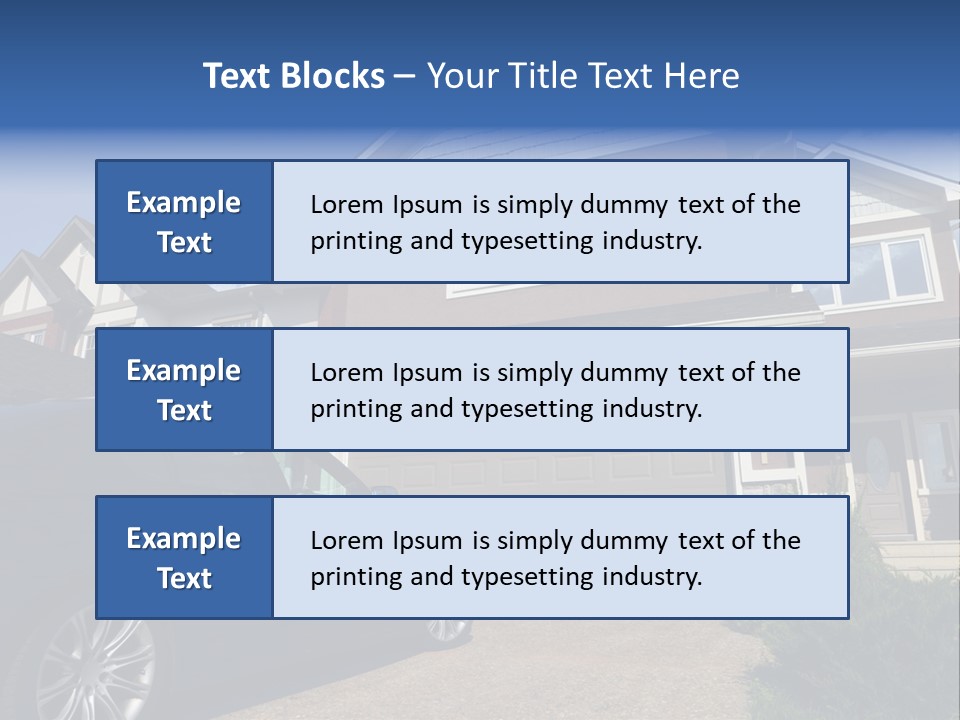 Roof Beautiful Garden PowerPoint Template