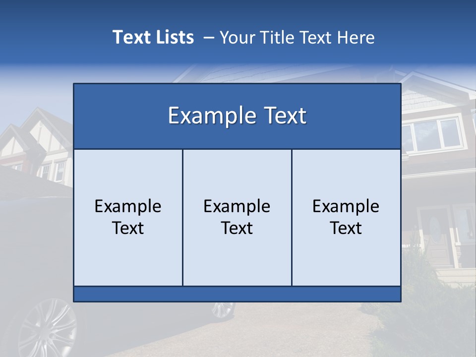 Roof Beautiful Garden PowerPoint Template
