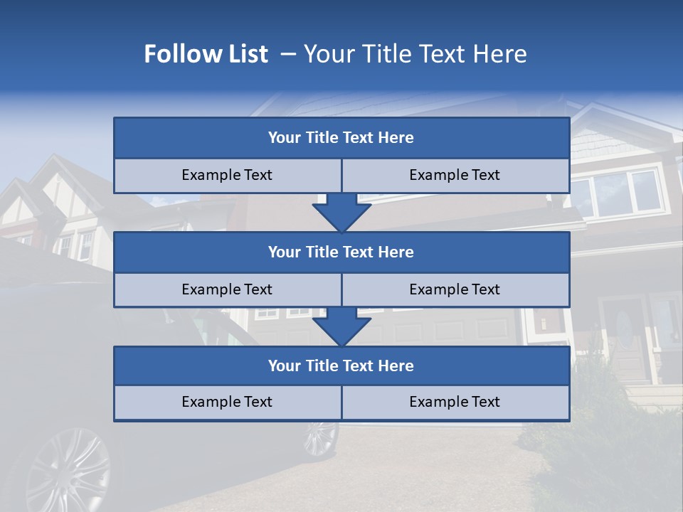 Roof Beautiful Garden PowerPoint Template