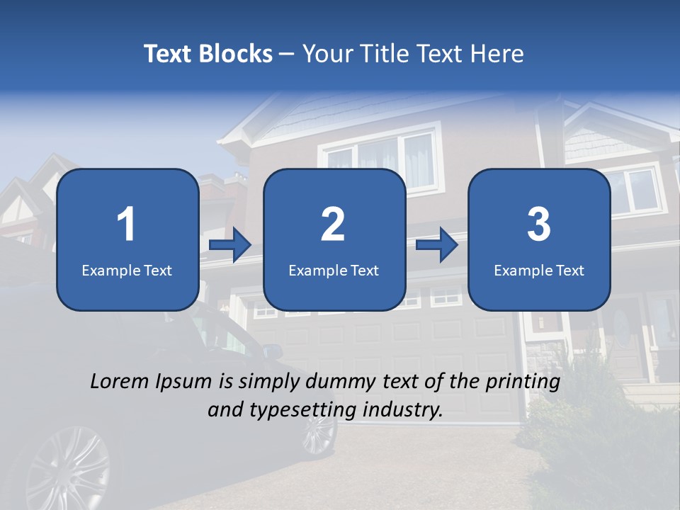 Roof Beautiful Garden PowerPoint Template