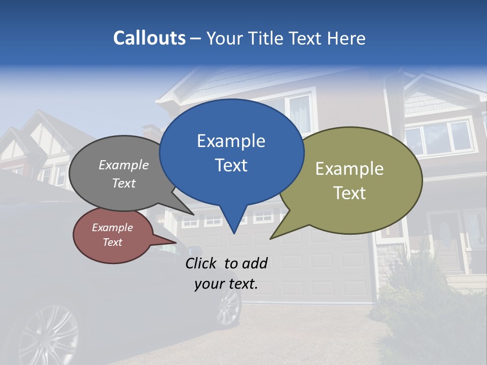 Roof Beautiful Garden PowerPoint Template