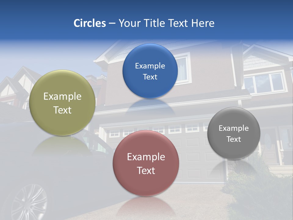 Roof Beautiful Garden PowerPoint Template