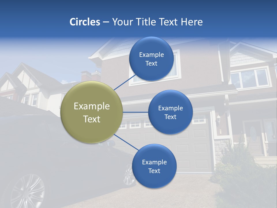 Roof Beautiful Garden PowerPoint Template