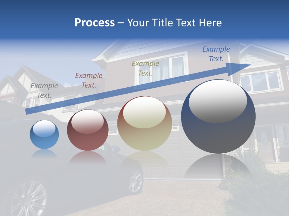 Roof Beautiful Garden PowerPoint Template