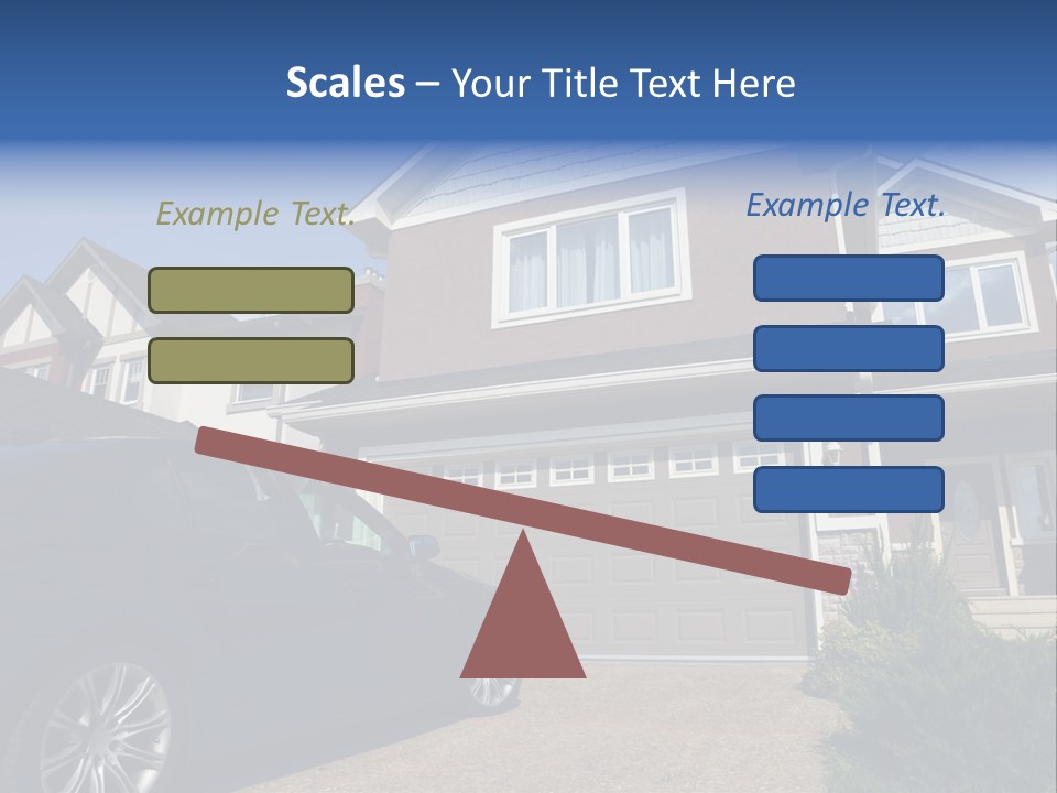 Roof Beautiful Garden PowerPoint Template