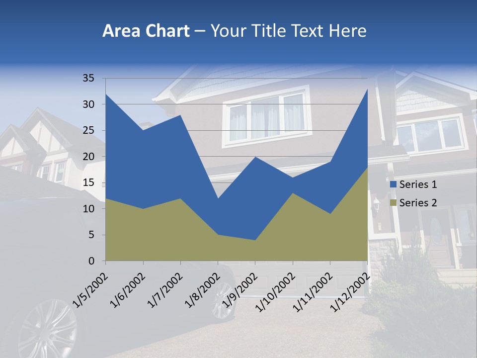 Roof Beautiful Garden PowerPoint Template
