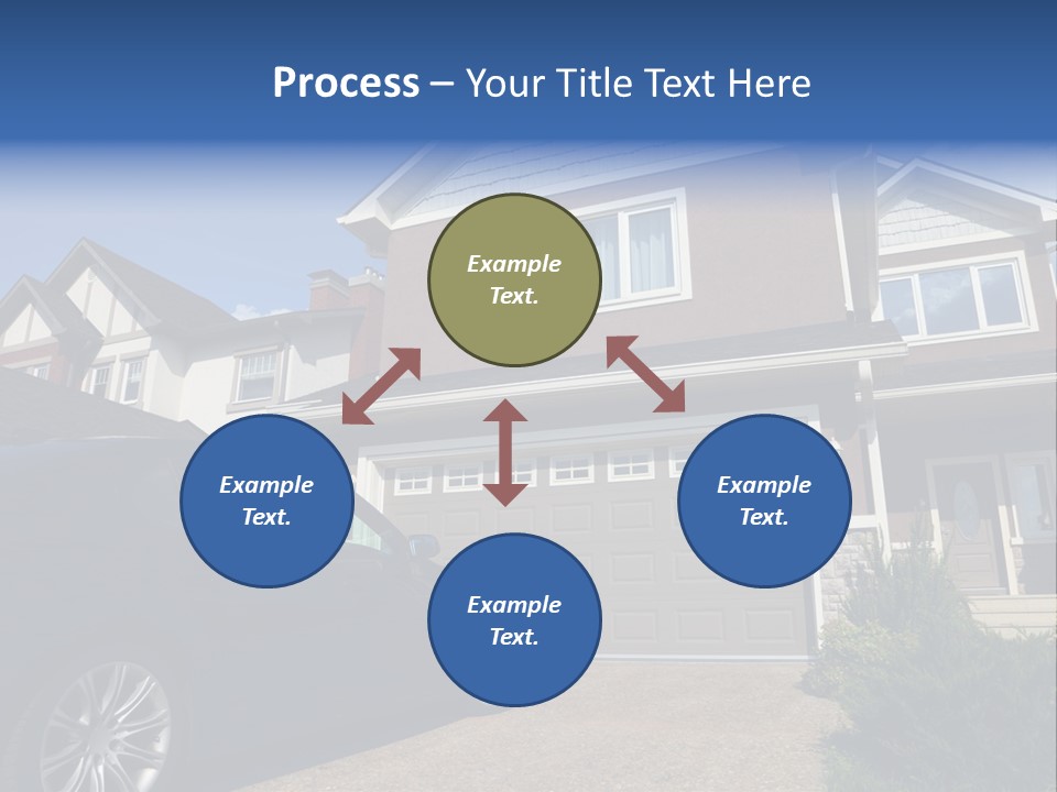 Roof Beautiful Garden PowerPoint Template