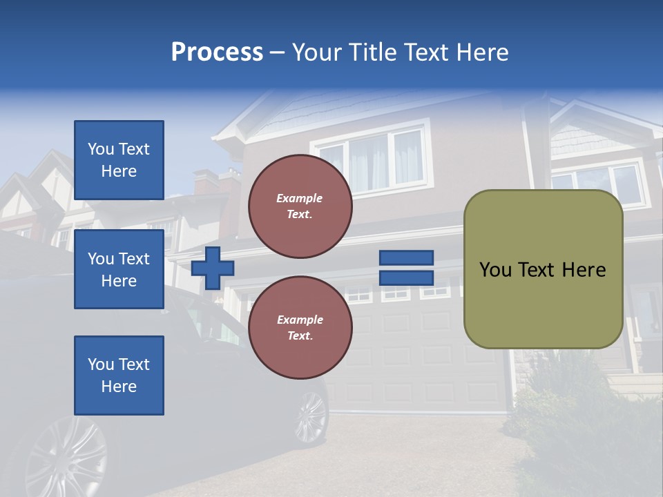Roof Beautiful Garden PowerPoint Template