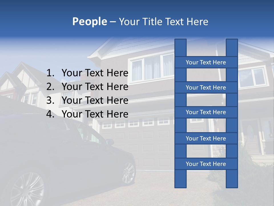 Roof Beautiful Garden PowerPoint Template