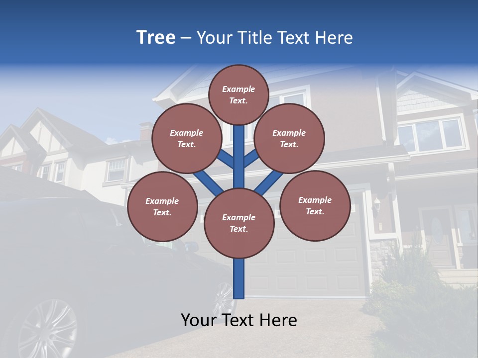 Roof Beautiful Garden PowerPoint Template