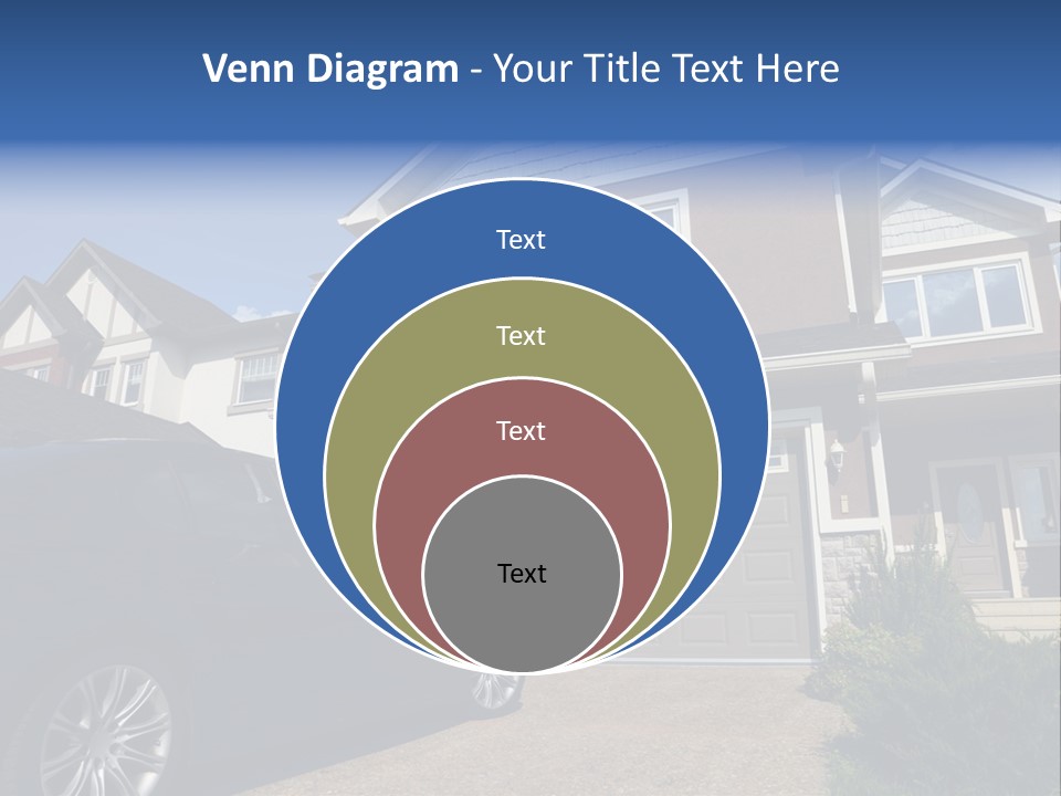 Roof Beautiful Garden PowerPoint Template