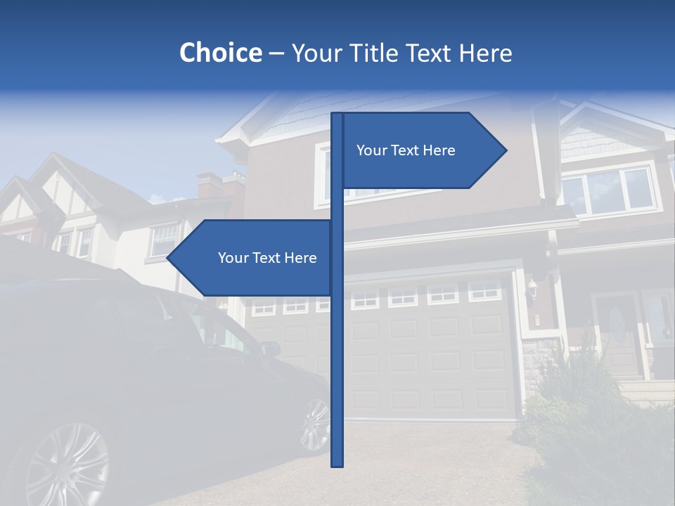 Roof Beautiful Garden PowerPoint Template