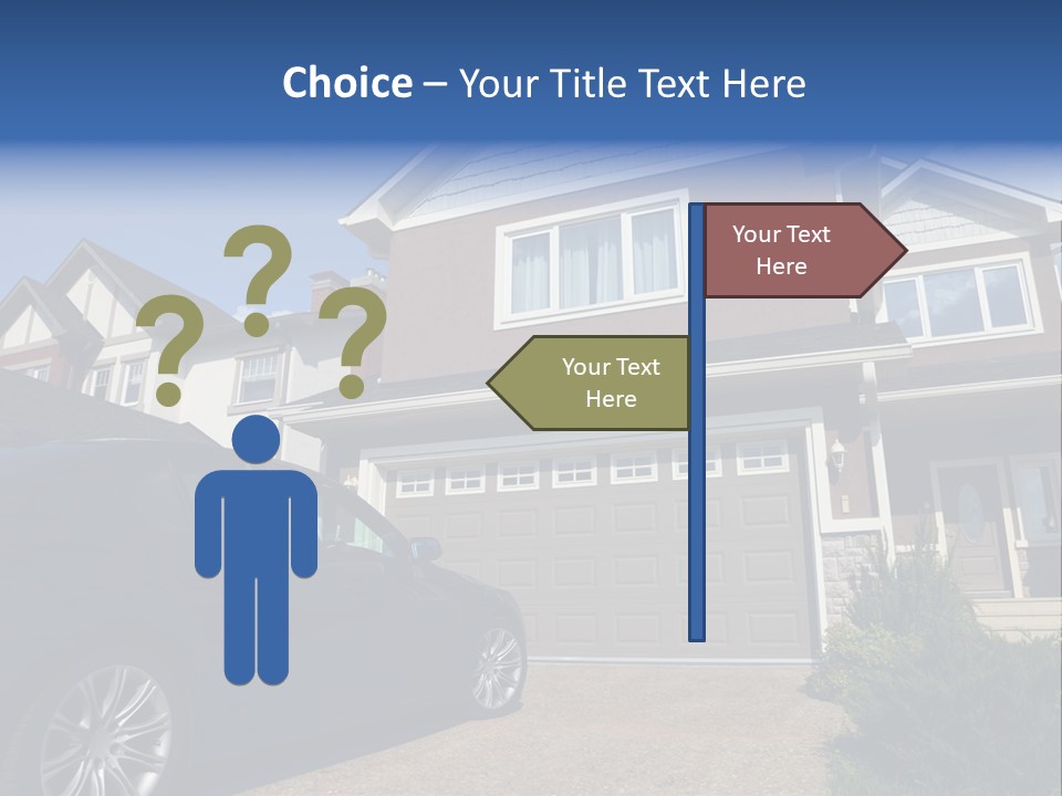 Roof Beautiful Garden PowerPoint Template