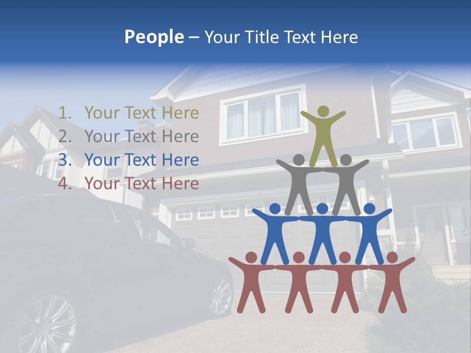 Roof Beautiful Garden PowerPoint Template