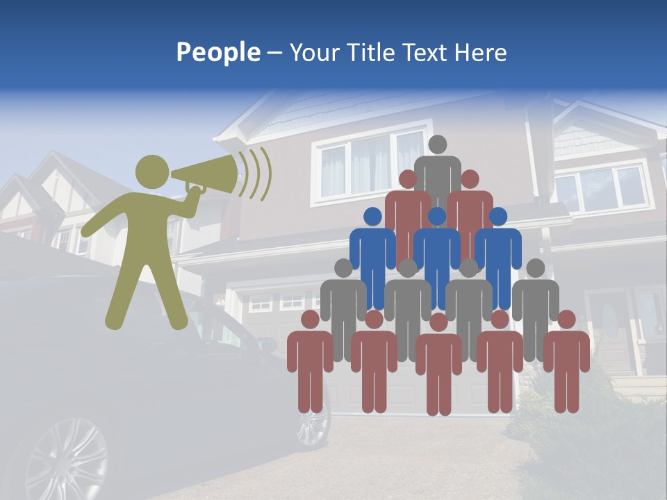 Roof Beautiful Garden PowerPoint Template