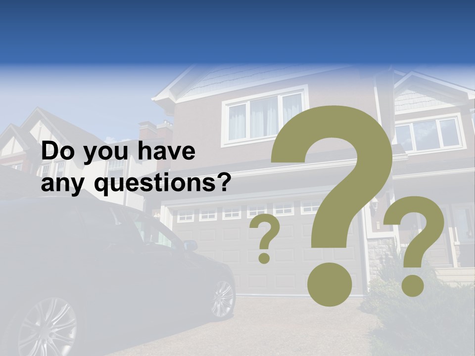 Roof Beautiful Garden PowerPoint Template