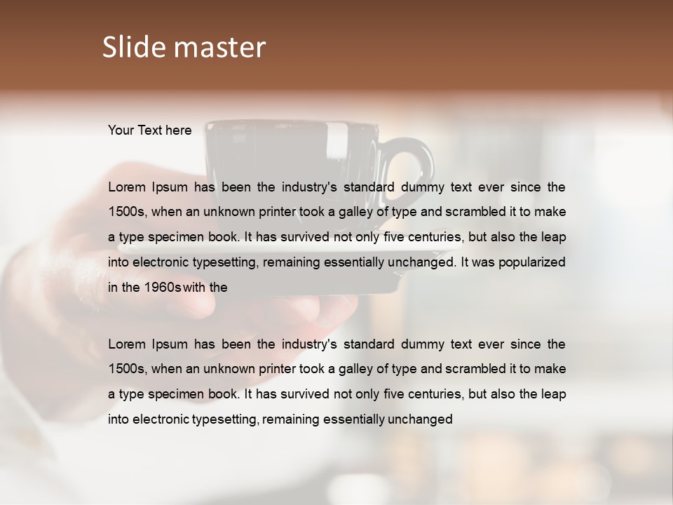 Mug Coffee Hot PowerPoint Template