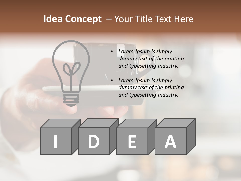 Mug Coffee Hot PowerPoint Template