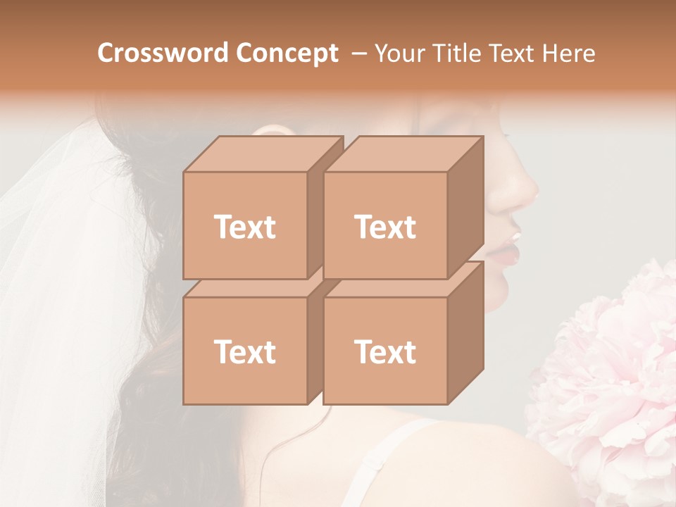 One Bra Bouquet PowerPoint Template