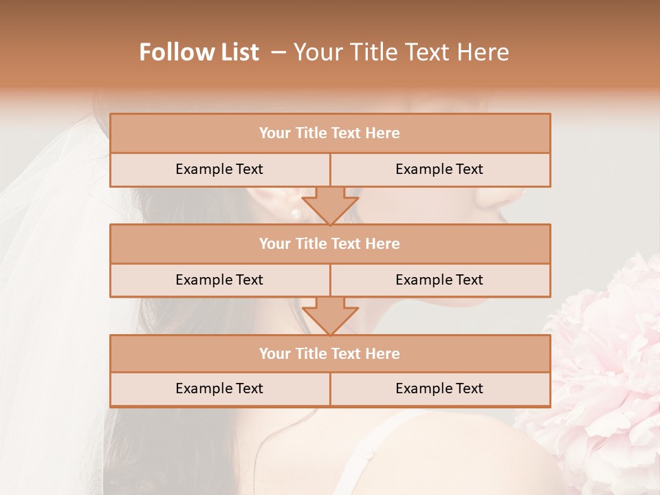 One Bra Bouquet PowerPoint Template