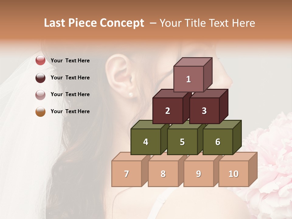 One Bra Bouquet PowerPoint Template