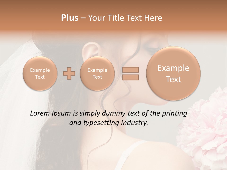 One Bra Bouquet PowerPoint Template