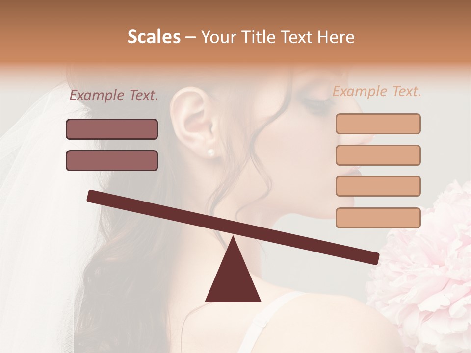 One Bra Bouquet PowerPoint Template