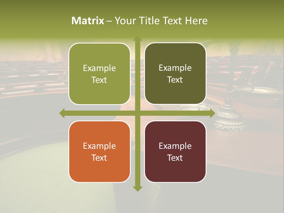 Court Authority Concept PowerPoint Template