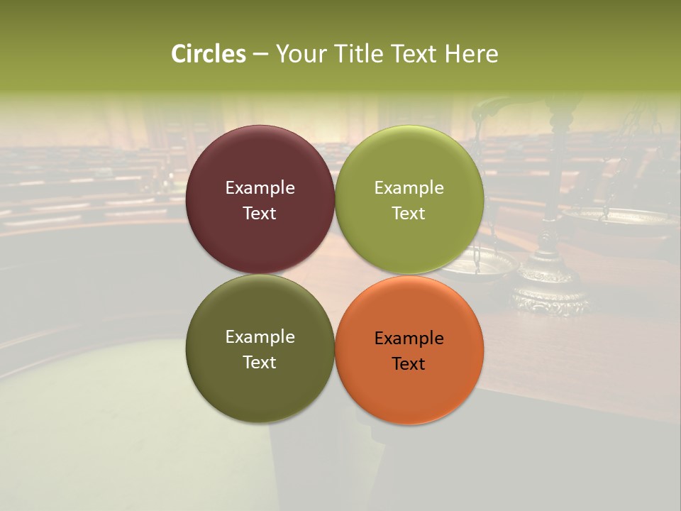 Court Authority Concept PowerPoint Template