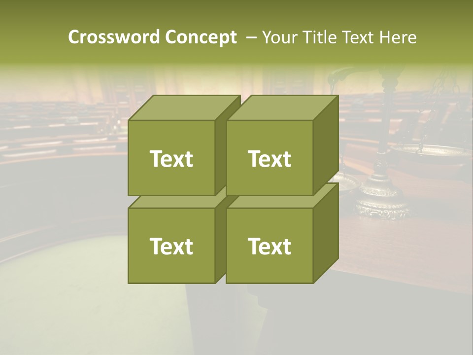 Court Authority Concept PowerPoint Template