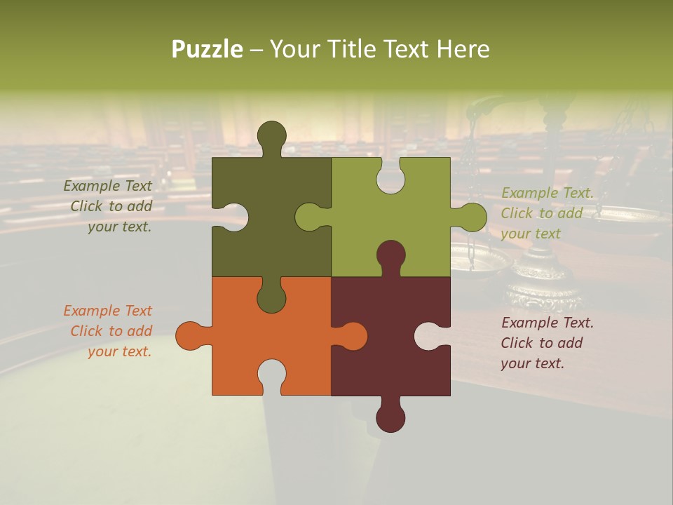 Court Authority Concept PowerPoint Template