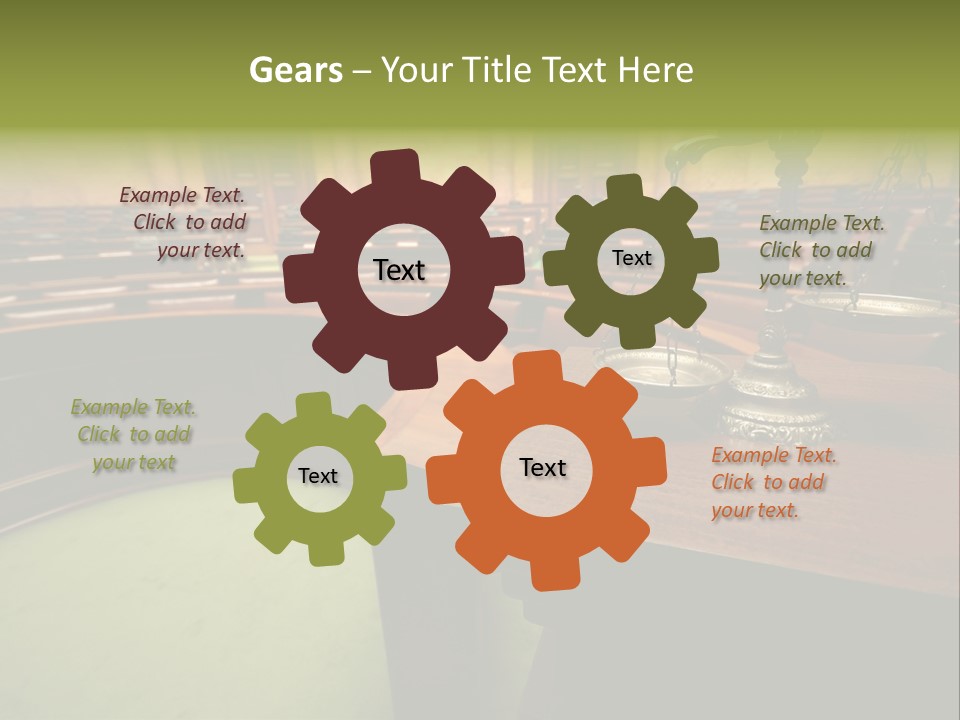 Court Authority Concept PowerPoint Template