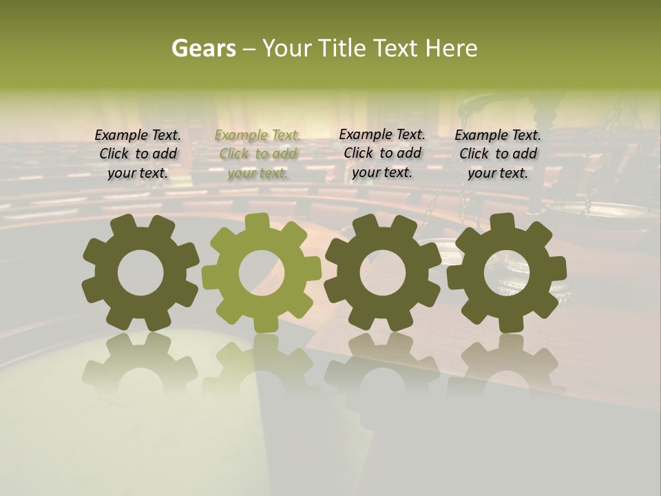 Court Authority Concept PowerPoint Template