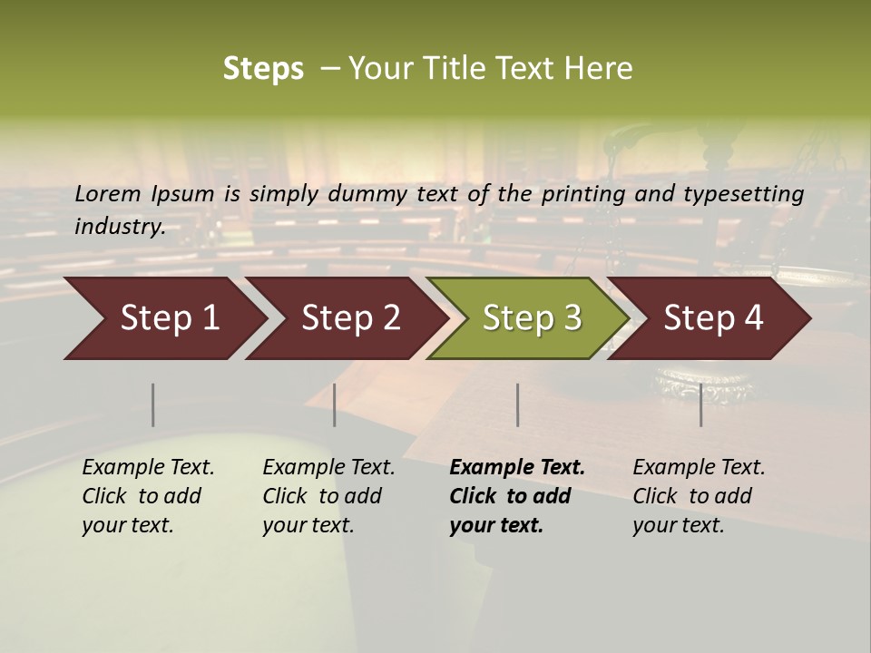 Court Authority Concept PowerPoint Template