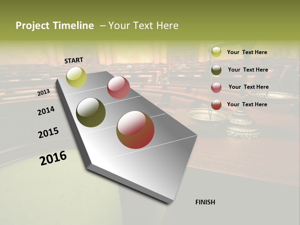 Court Authority Concept PowerPoint Template