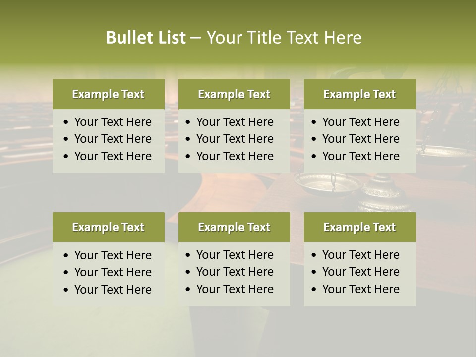 Court Authority Concept PowerPoint Template