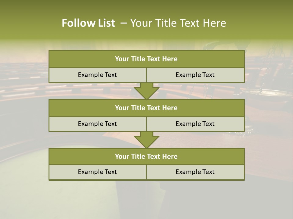 Court Authority Concept PowerPoint Template