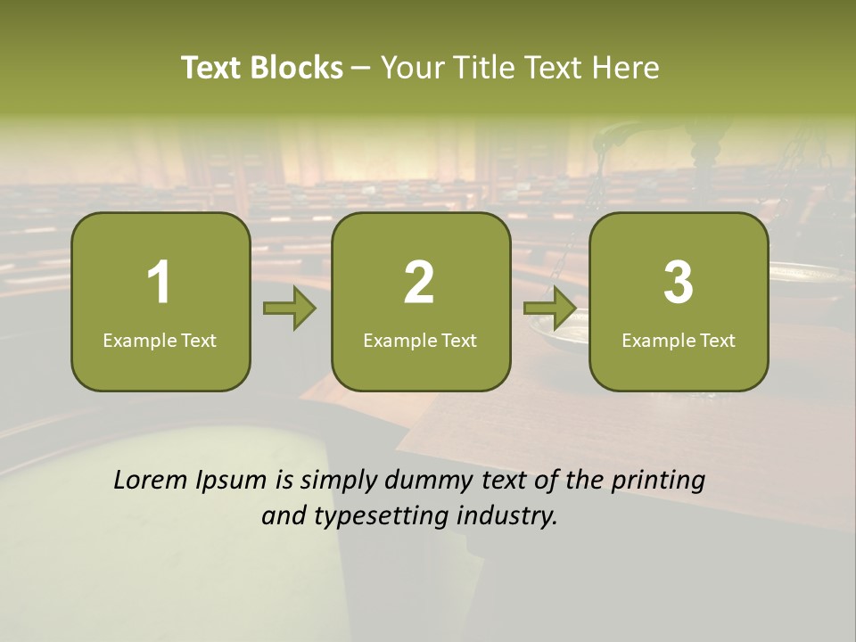 Court Authority Concept PowerPoint Template