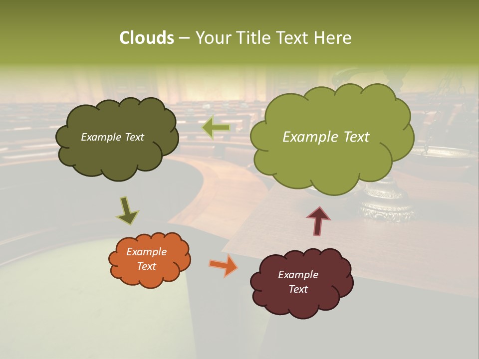 Court Authority Concept PowerPoint Template