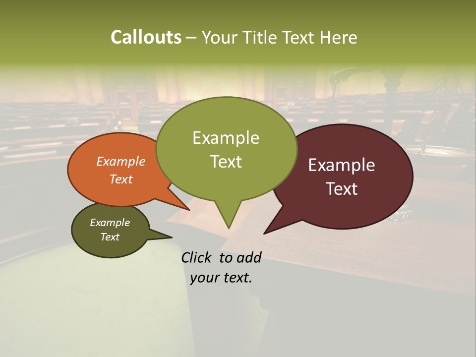 Court Authority Concept PowerPoint Template