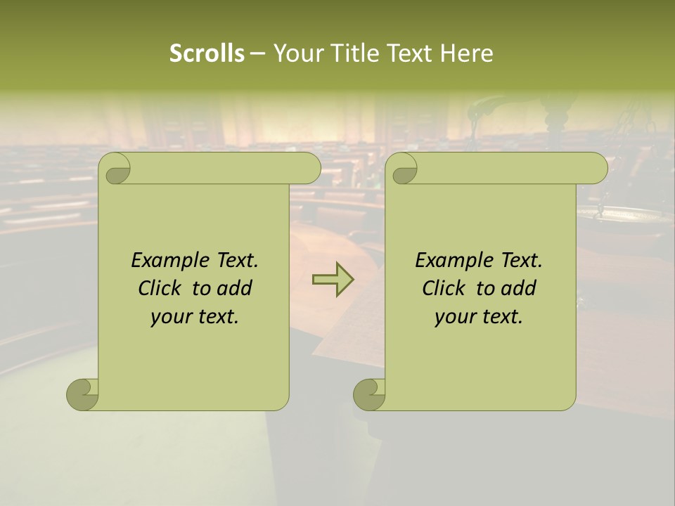 Court Authority Concept PowerPoint Template