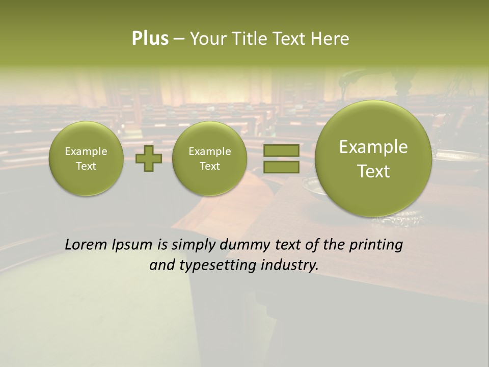 Court Authority Concept PowerPoint Template