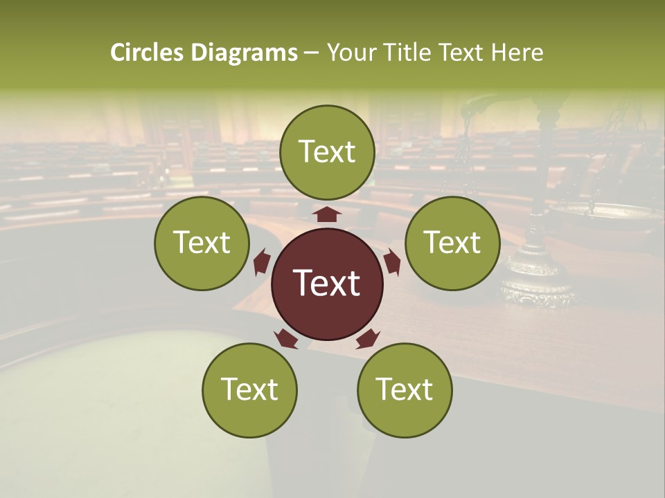 Court Authority Concept PowerPoint Template