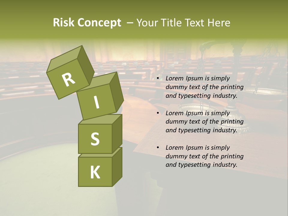 Court Authority Concept PowerPoint Template