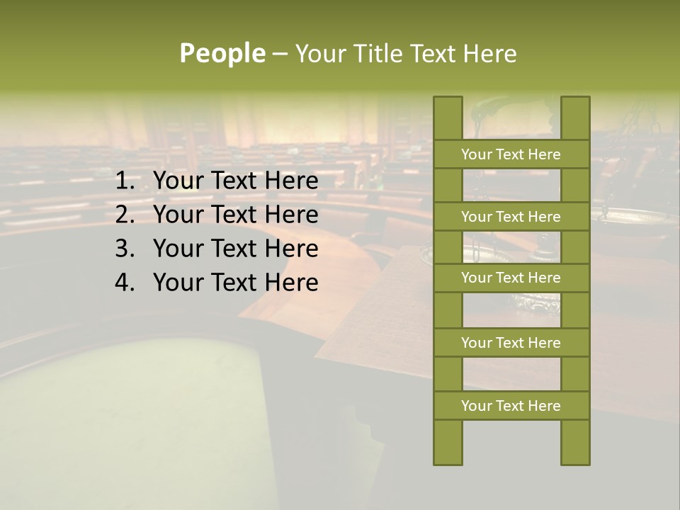 Court Authority Concept PowerPoint Template