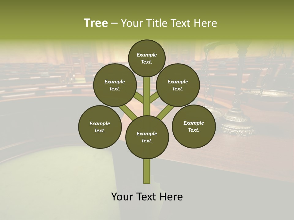 Court Authority Concept PowerPoint Template
