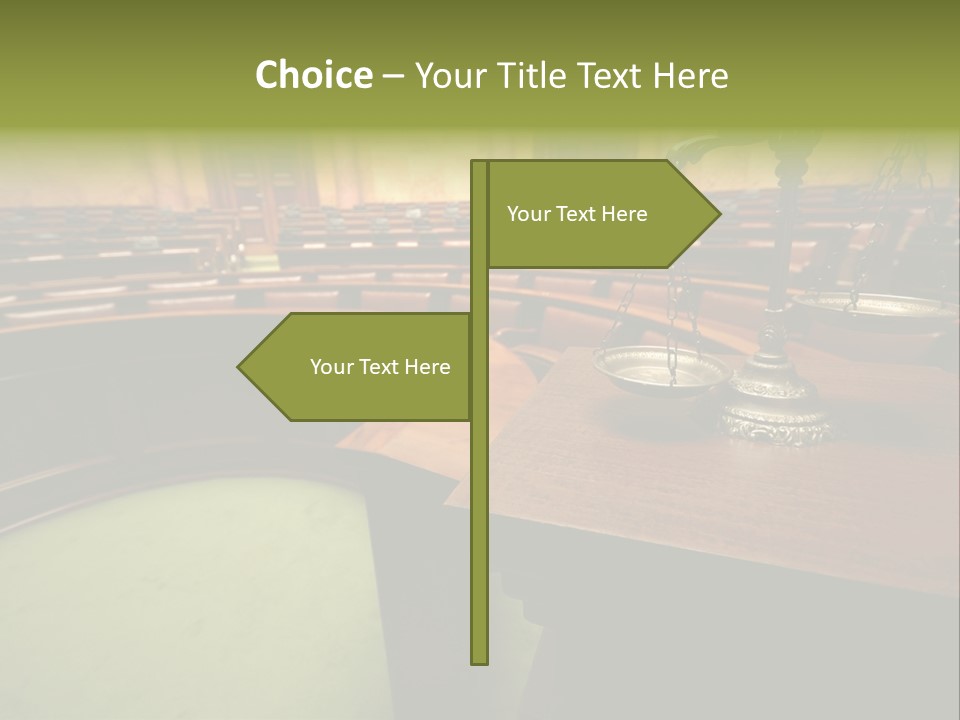 Court Authority Concept PowerPoint Template