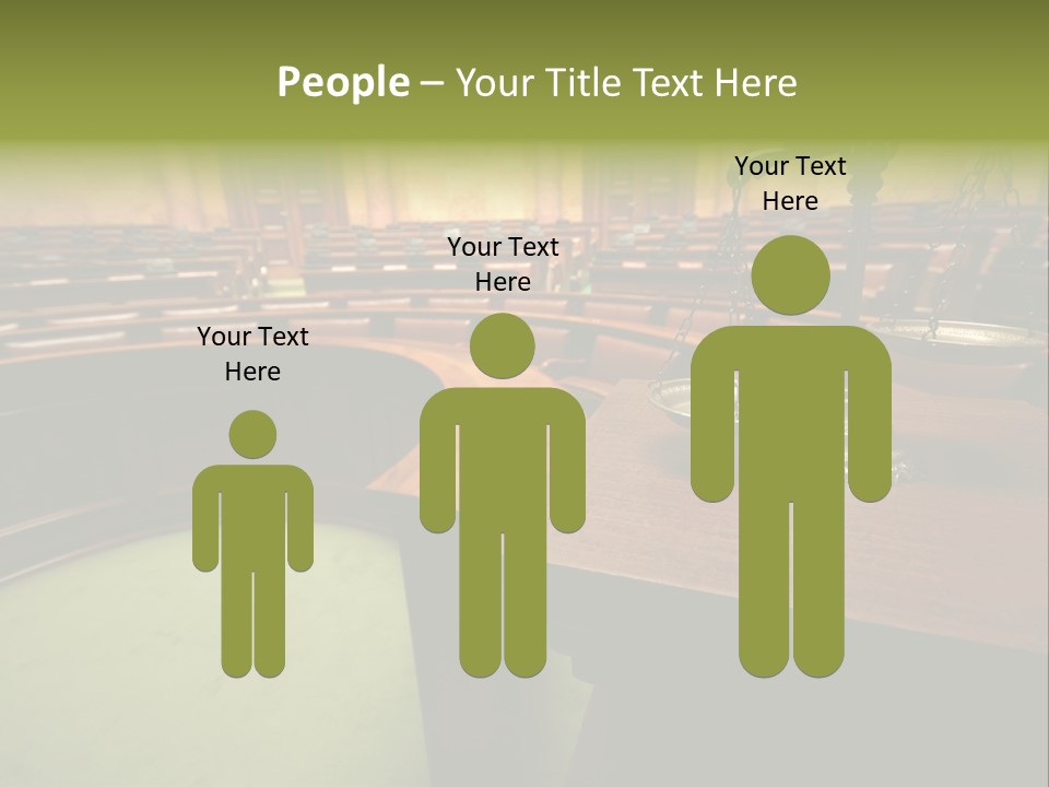Court Authority Concept PowerPoint Template